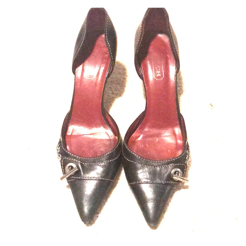 Used Coach heels size 6.5